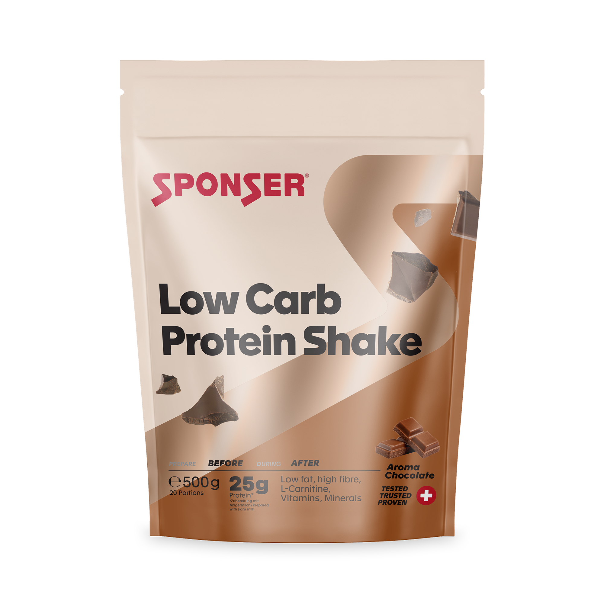 kohlenhydrate pulver rennrad Low Carb Protein Shake Chocolate online kaufen